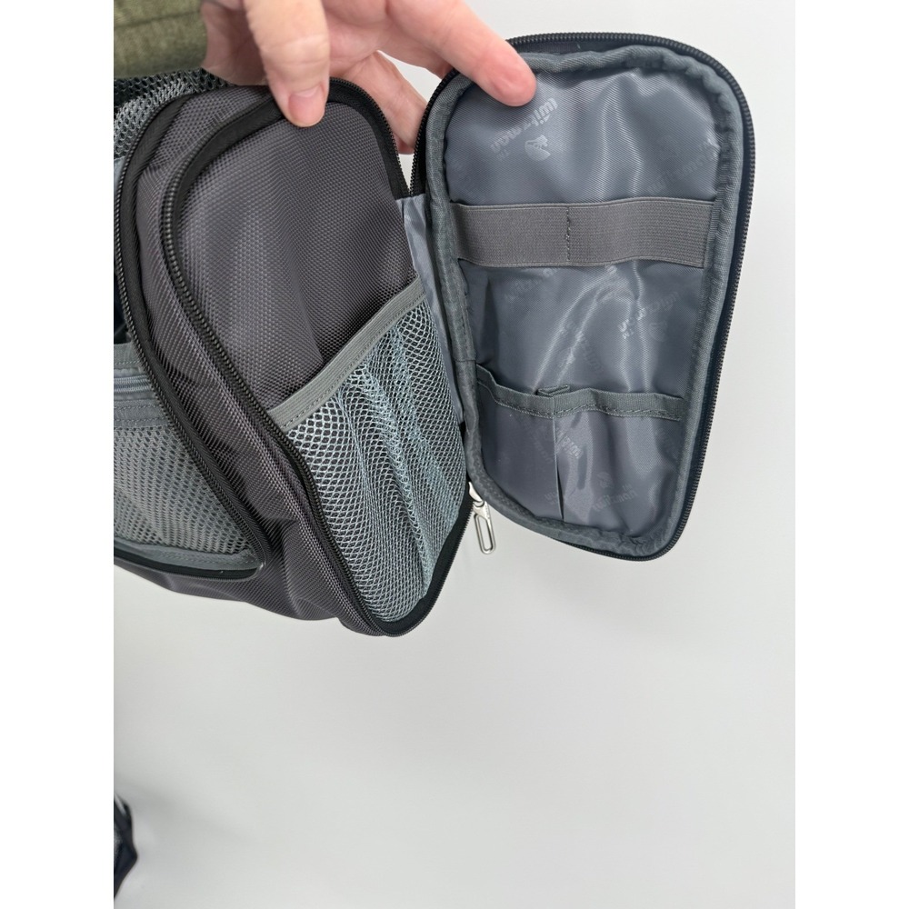 Witzman Toiletry Bag for Men women Large Hanging Multi-Organization B690 Grey - Picture 5 of 8